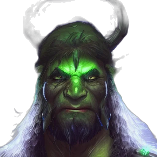 face, staff, fantasy art, concept art transparent PNG cut-out