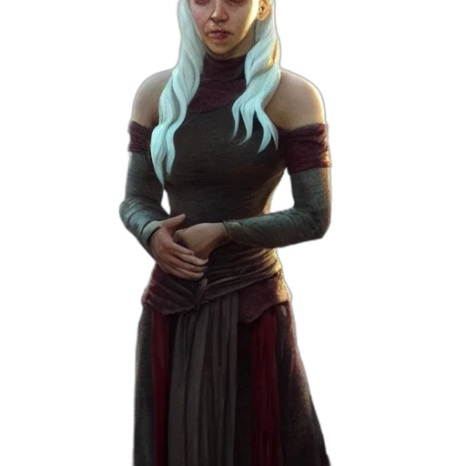 staff, dress, dragon, concept art transparent PNG cut-out