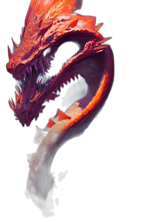 dragon, creature, weapon, mask transparent PNG cut-out