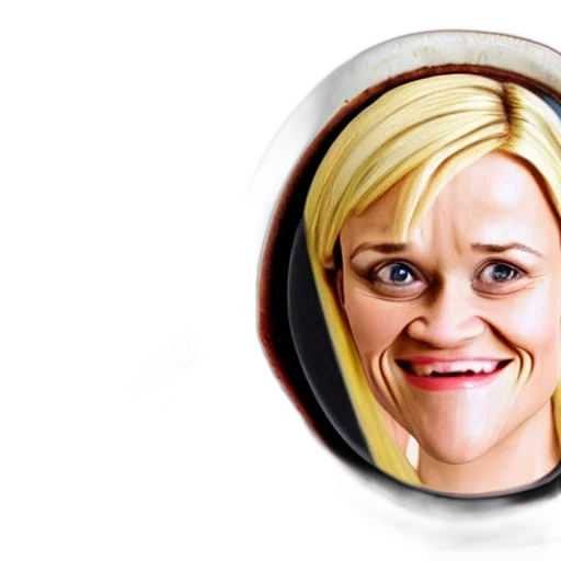 face, photorealistic, cartoon, spoon transparent PNG cut-out