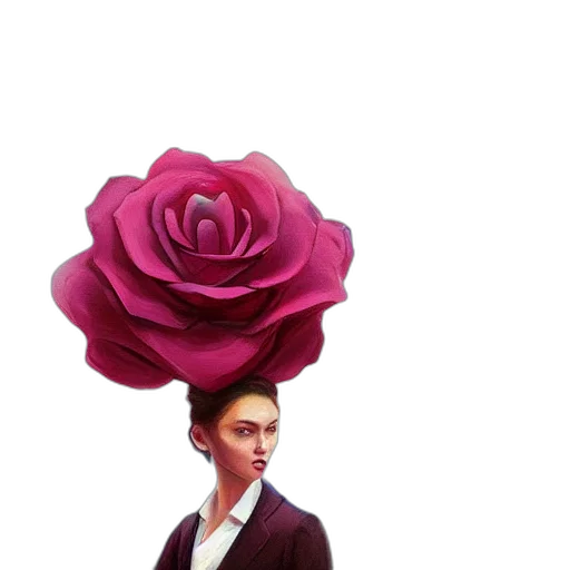 flower, umbrella, crown, jacket transparent PNG cut-out