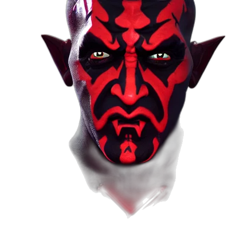 mask, face, staff, creature transparent PNG cut-out