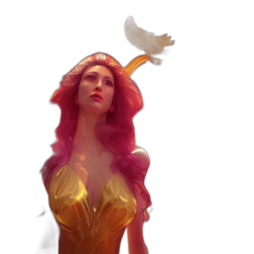 crown, dress, concept art, fantasy art transparent PNG cut-out