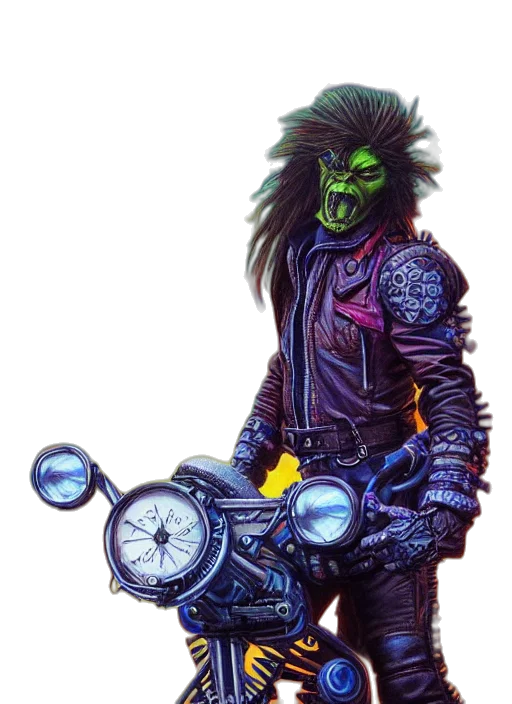 jacket, mask, weapon, robot transparent PNG cut-out
