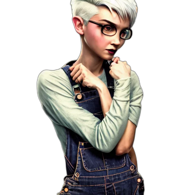staff, jacket, face, jewelry transparent PNG cut-out