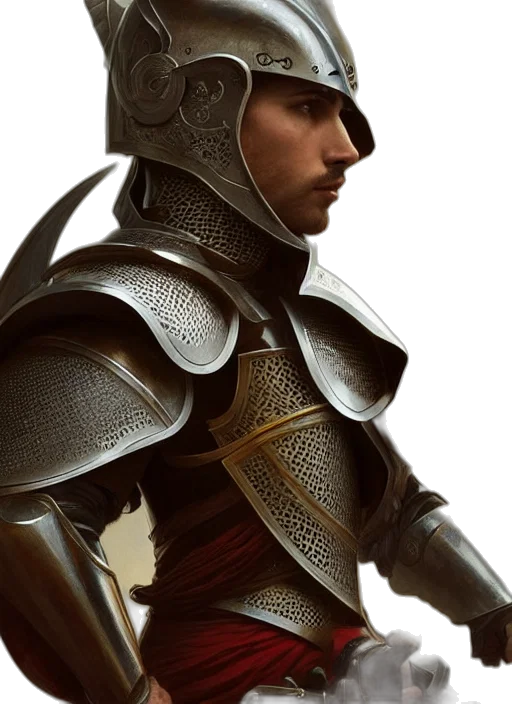 sword, weapon, face, crown transparent PNG cut-out