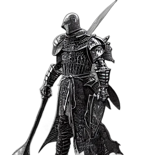 sword, staff, weapon, fantasy art transparent PNG cut-out