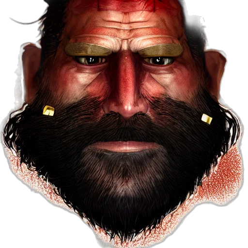 face, mask, hair, creature transparent PNG cut-out
