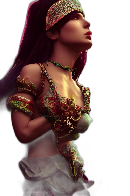 jewelry, dress, crown, fantasy art transparent PNG cut-out