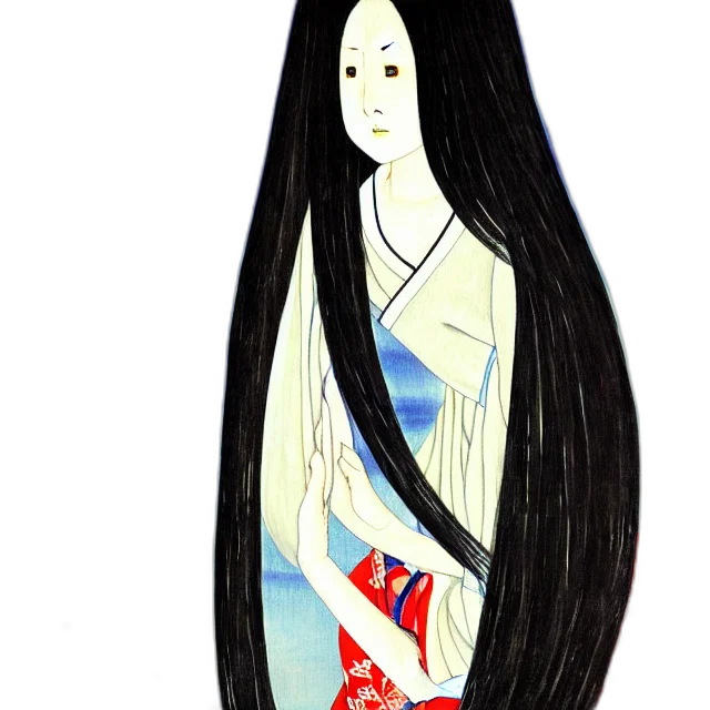 dress, staff, hair, jewelry transparent PNG cut-out