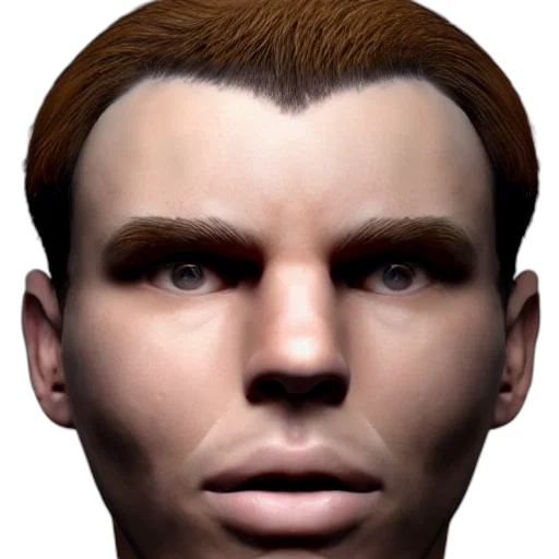 face, mask, staff, hair transparent PNG cut-out