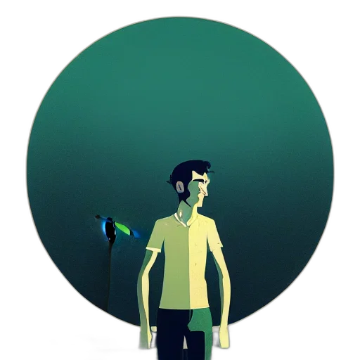 staff, umbrella, robot, jacket transparent PNG cut-out
