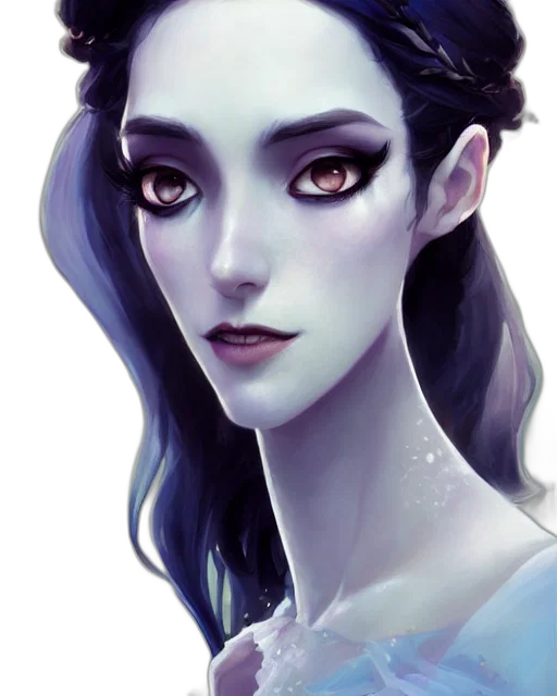 face, fantasy art, concept art, photorealistic transparent PNG cut-out