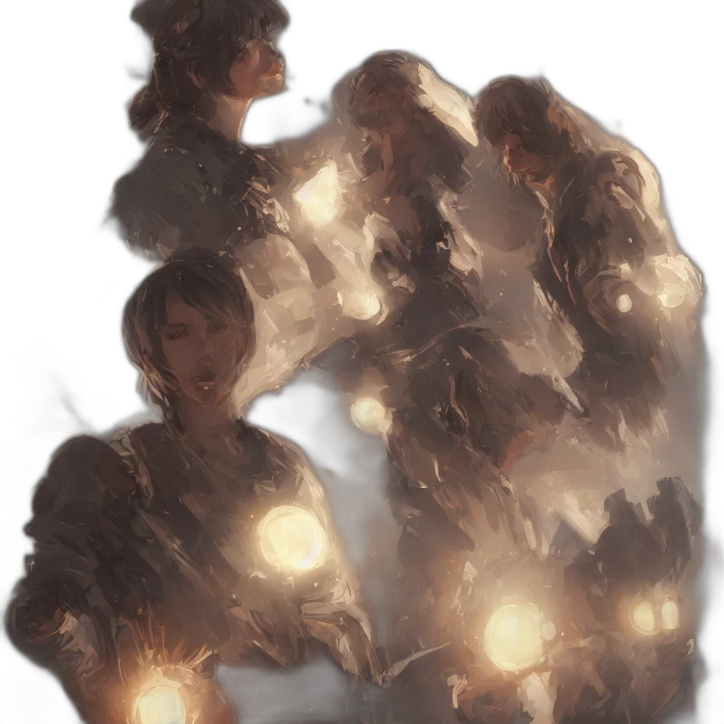 staff, crown, hair, jacket transparent PNG cut-out