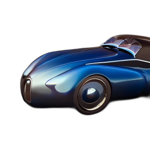 car, 3d render, concept art, photorealistic transparent PNG cut-out