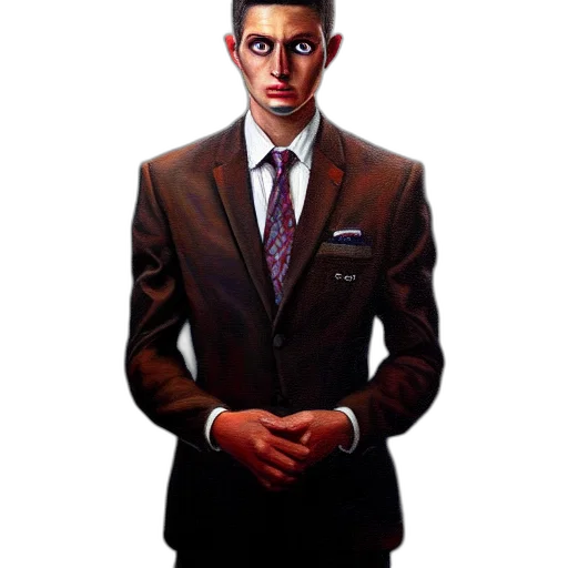 face, jacket, staff, mask transparent PNG cut-out