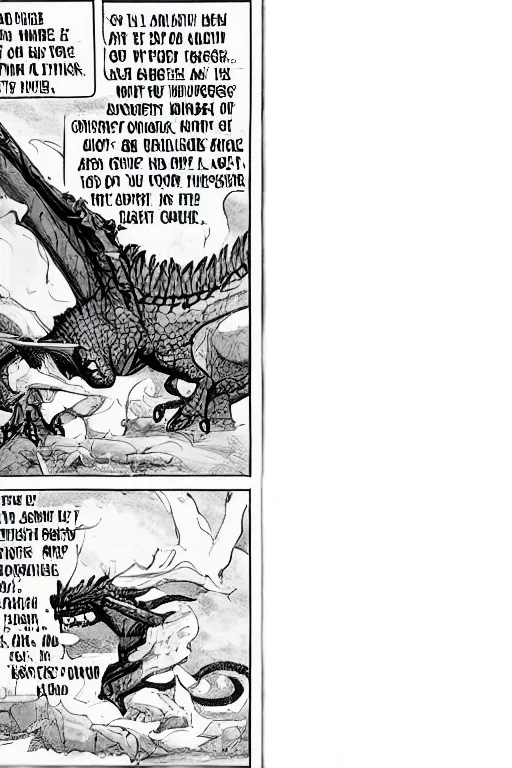 dragon, comic book art, concept art, graphic transparent PNG cut-out