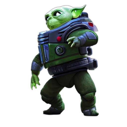 staff, robot, creature, concept art transparent PNG cut-out