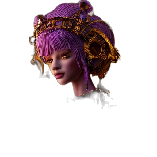 crown, hat, face, mask transparent PNG cut-out