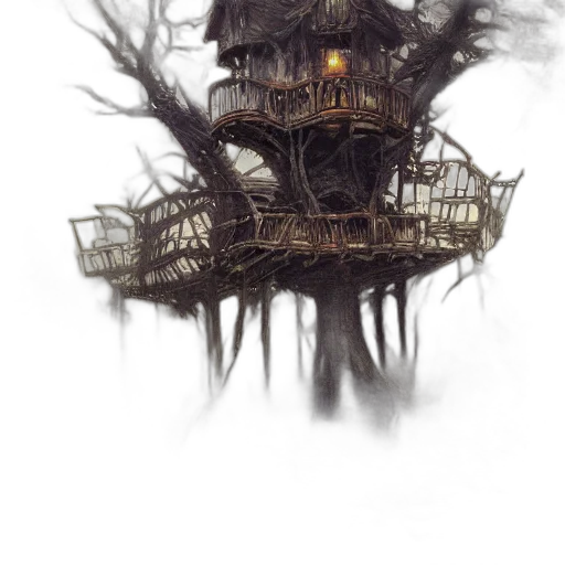building, mask, face, tree transparent PNG cut-out