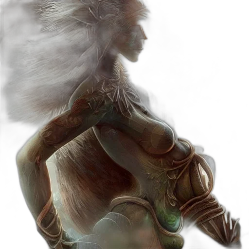 dragon, jewelry, dress, staff transparent PNG cut-out