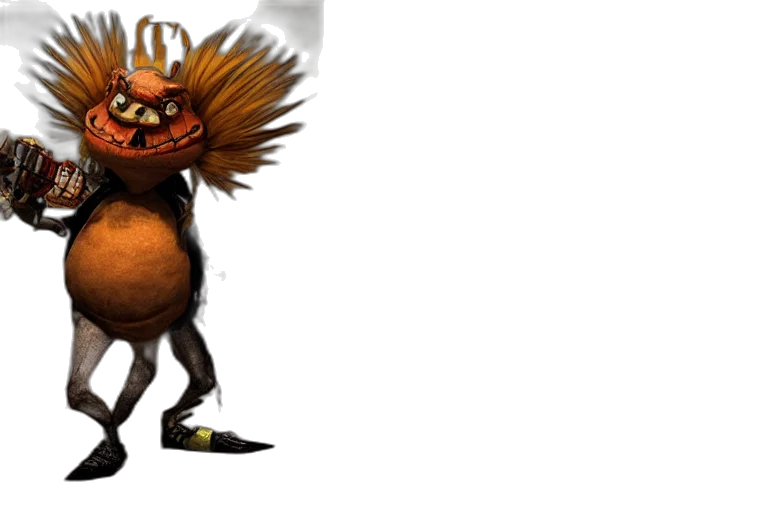 creature, animal, hair, staff transparent PNG cut-out