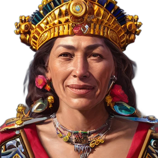 jewelry, crown, face, staff transparent PNG cut-out