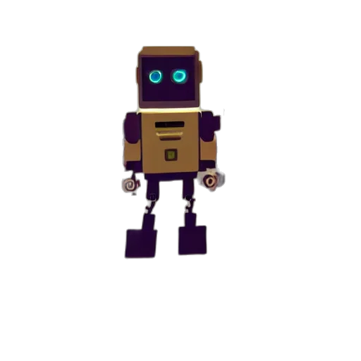 robot, creature, animal, staff transparent PNG cut-out