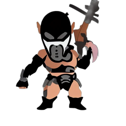 weapon, robot, mask, concept art transparent PNG cut-out