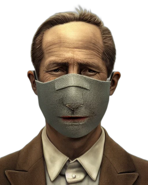 mask, face, photorealistic, concept art transparent PNG cut-out