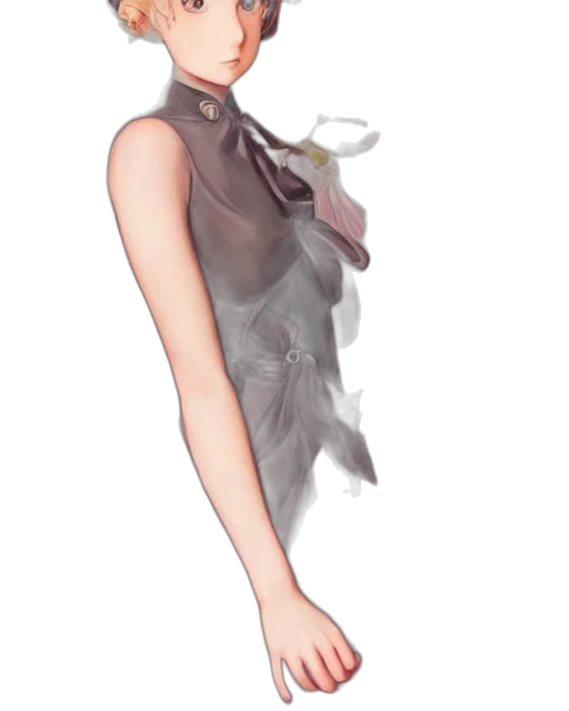 dress, staff, jewelry, mask transparent PNG cut-out