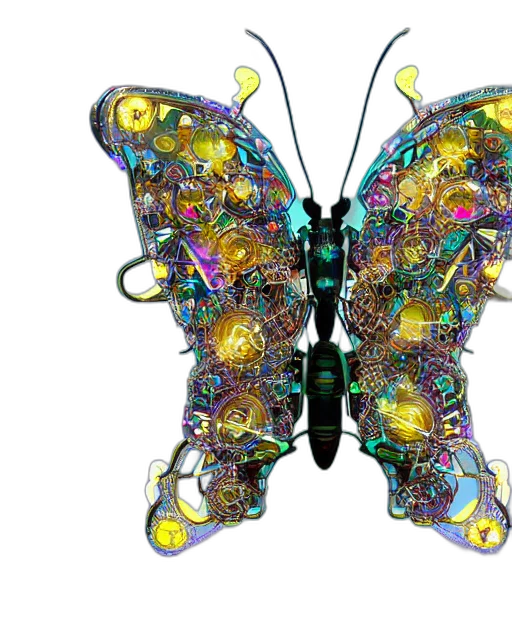 jewelry, animal, 3d render, photorealistic transparent PNG cut-out