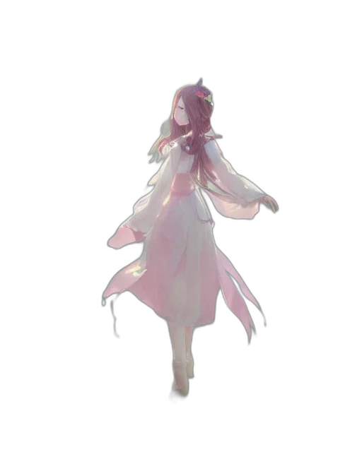 dress, creature, staff, crown transparent PNG cut-out