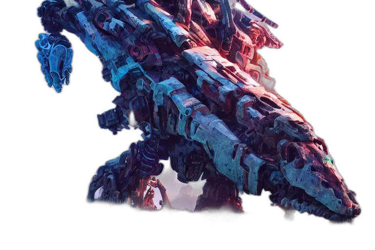 weapon, dragon, robot, sword transparent PNG cut-out
