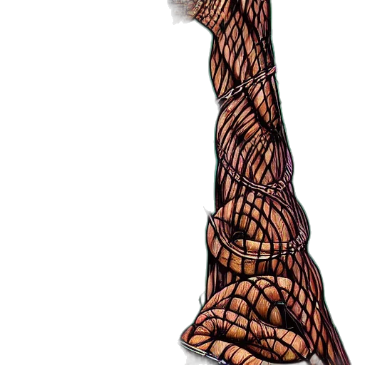 staff, hair, sword, shoes transparent PNG cut-out