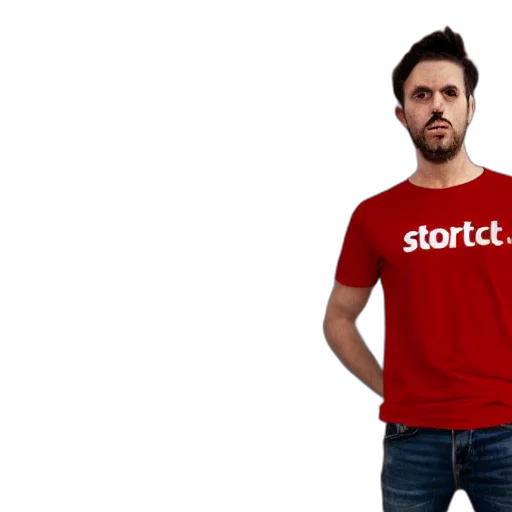 staff, 3d render, outer space, guy transparent PNG cut-out
