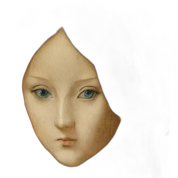 face, crown, mask, jewelry transparent PNG cut-out