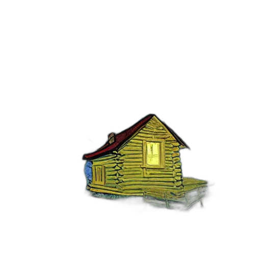 building, furniture, hair, hat transparent PNG cut-out