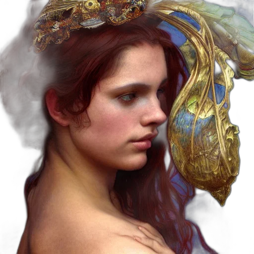 mask, face, crown, jewelry transparent PNG cut-out