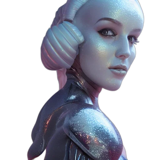robot, face, mask, cyberpunk transparent PNG cut-out