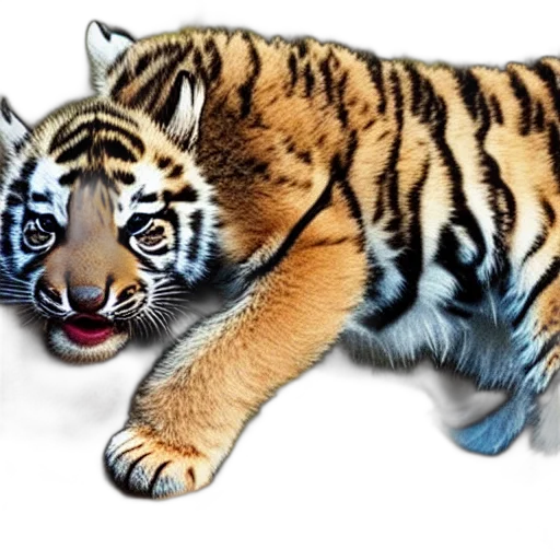 animal, creature, photorealistic, 3d render transparent PNG cut-out