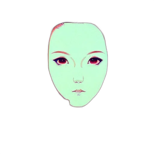 mask, face, robot, creature transparent PNG cut-out