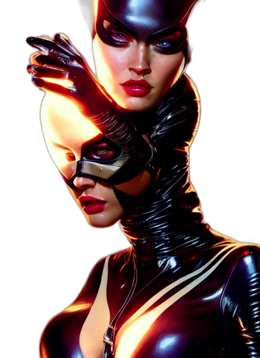 mask, robot, face, comic book art transparent PNG cut-out