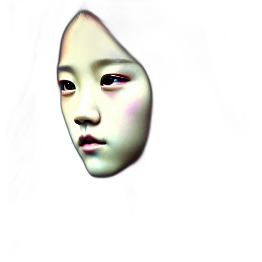 face, mask, robot, creature transparent PNG cut-out
