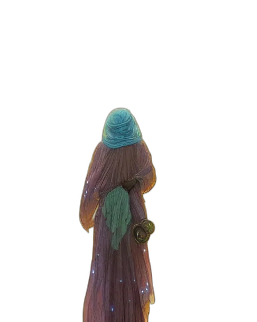 dress, staff, jewelry, bottle transparent PNG cut-out