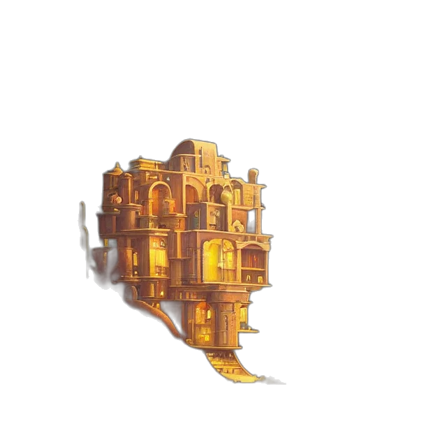 crown, building, furniture, mask transparent PNG cut-out