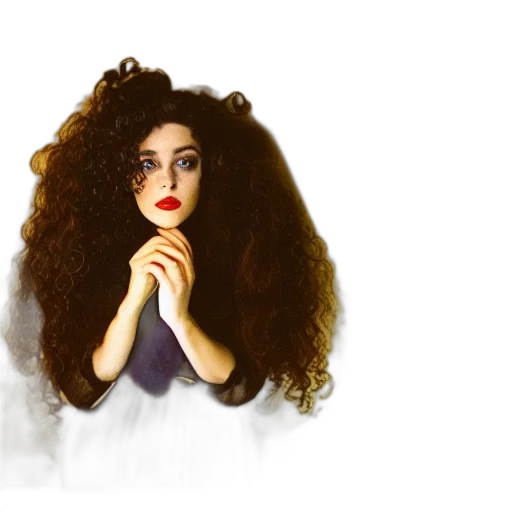 hair, photorealistic, concept art, cartoon transparent PNG cut-out
