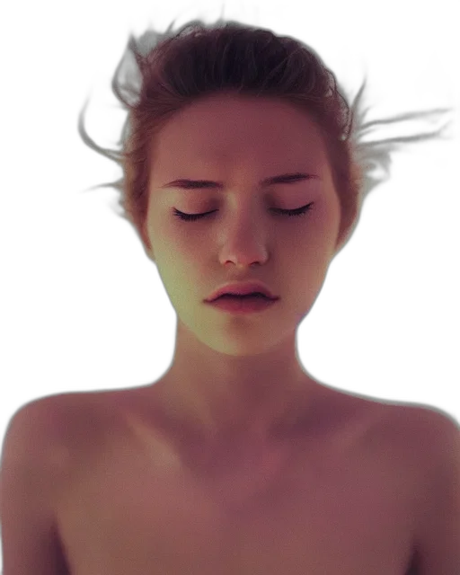 face, mask, crown, hair transparent PNG cut-out