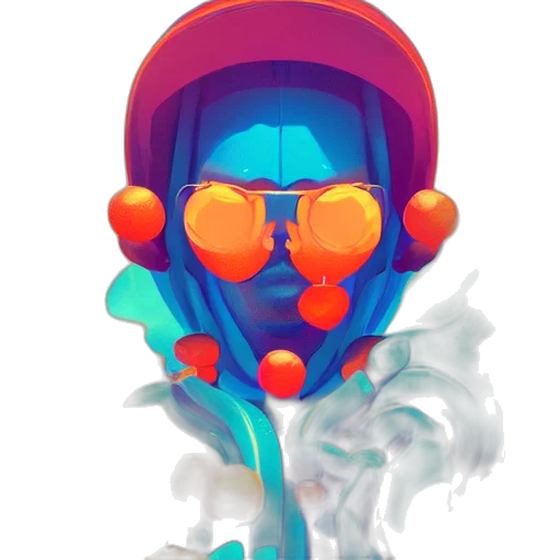 mask, jacket, face, robot transparent PNG cut-out