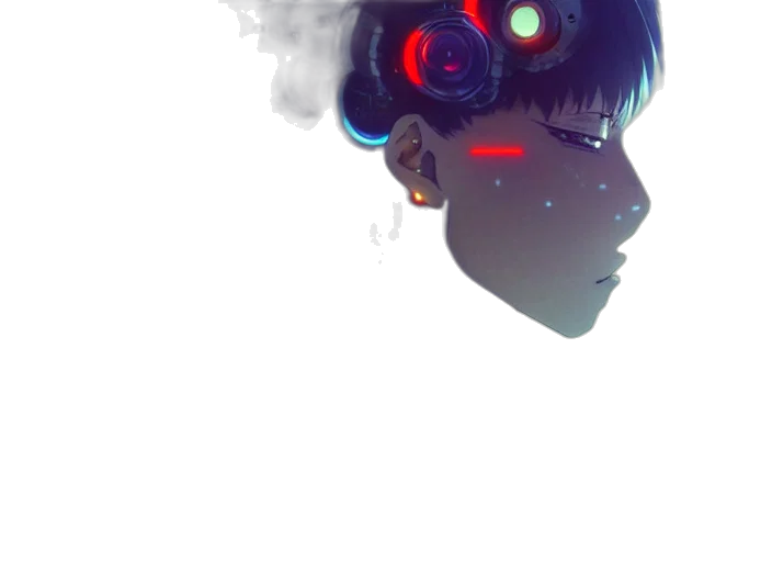 robot, mask, face, creature transparent PNG cut-out